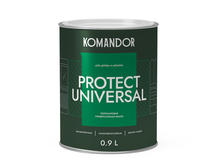 Эмаль по дереву и металлу Komandor Protect Universal C S1315003001 полуматовая 0,9 л