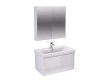 Мебель для ванной Velvex Klaufs 80.1Y белый глянец