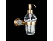 Дозатор для жидкого мыла Boheme Murano Cristal 10912-CRST-BR бронза