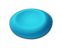 Подголовник для ванны 1Marka Viva Maxi (голубой)