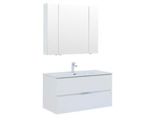 Комплект мебели для ванной Aquanet Алвита 00274205 матовый