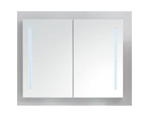 Зеркальный шкаф для ванной BelBagno SPC-2A-DL-BL-900 Bianco Lucido