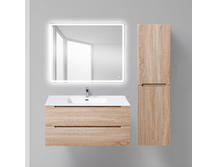 Мебель для ванной BelBagno Etna 1000-2C-SO-WO-P Rovere Bianco